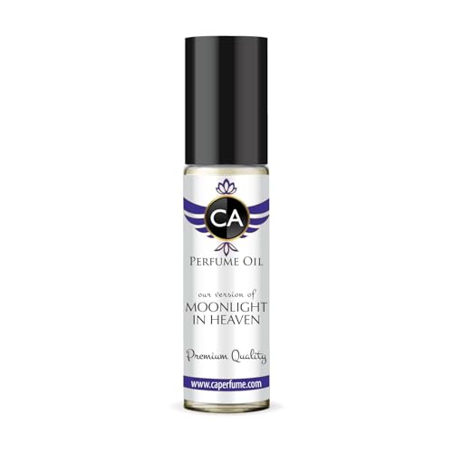 CA Perfume Impression of Moonlight In Heaven Unisex Fragrance Oil Aromatic Scent Long Lasting Perfumes for Women &amp; Men Travel Size TSA Ready Mini Parfum Body Oil Roll-on 0.33 Fl Oz 10ml
