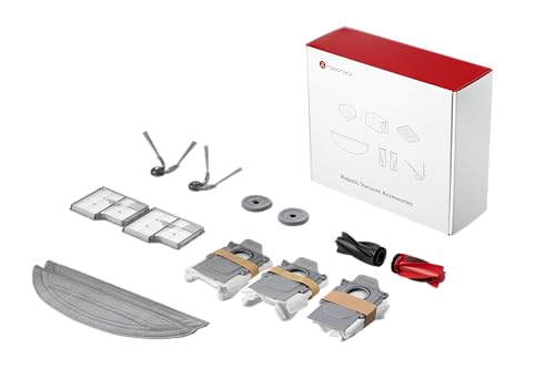 roborock Original-Zubehörset inkl.Seitenbürste*2 Filter*2 Vibrationsmopp*2 Kantenmopp*2 Hauptbürste*1 Satz Staubbeutel*3Saros 10
