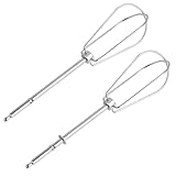 Compatibilidad multifuncional para satisfacer diversas necesidades: Este set incluye dos varillas batidoras, adecuadas para una batidora de mano específica. Antes de comprar, verifique las dimensiones para asegurarse de que sean compatibles con su dispositivo. ¡Tenga en cuenta que este producto no es compatible con la marca Philips!