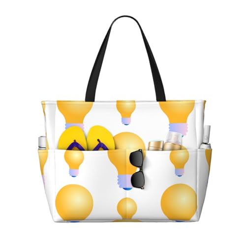 Grand sac de plage sac à bandoulière pour femme grand format avec poignées chic