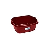 Wham High Grade Rectangular Washing Up Bowl Basin Kitchen Mixing (Chilli Red) by Wham