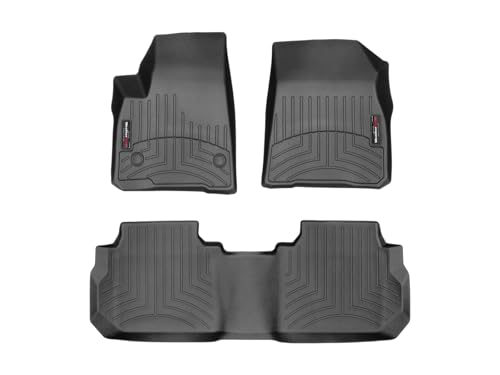 WeatherTech Custom Fit FloorLiners for Cadillac XT5-1st & 2nd Row (44955-1-2), Black