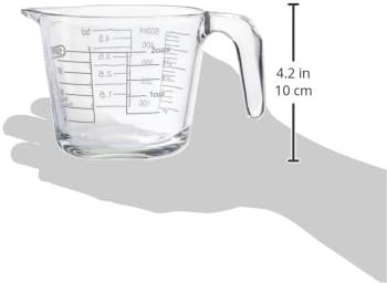Vaso medidor de vidrio 2 tazas Farberware miniatura 3