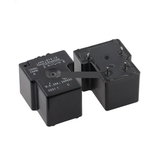 Relé T9AS1D12-24 de 24V CC y 30A con 4 pines para control industrial en pack de 2 unidades