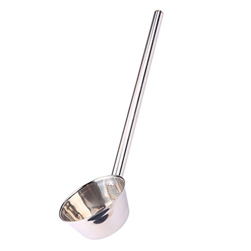 Stainless Stee Water Ladle Long Handle Water Scoop Kitchen Spoons Shampoo Bath Spoons Cups Bathroom Accessories