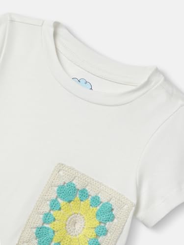 Image of Nautinati Baby Girls Printed Flutter Sleeve Top with Shorts Clothing Set | Age 0-3 Years