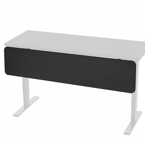 VIVO Laminate 59 x 12 inch Modesty Panel for Office Desk, 3 Configuration Options, Cable Management Organizer, Black, PP-LM60-B