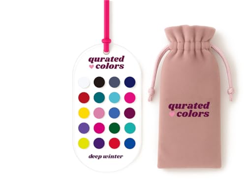 Seasonal Color Analysis Swatch Card - 12 Subseason Options on