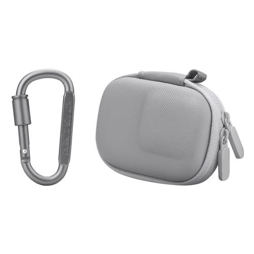 Flymile Estojo de transporte para DJI Osmo Action 5 Pro/4/3, pequena bolsa de armazenamento para GoPro, capa protetora rígida de poliuretano para Insta360 Ace/Ace Pro/2 com alça de pulso e acessórios