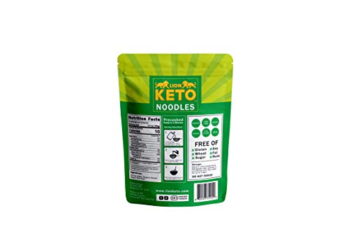 Lion Keto Noodles - 3 Pack | Angel Hair | Low Carb Pasta thumb #2