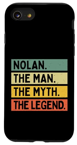 Nolan The Man The Myth The Legend�������Ȗ��� �X�}�z�P�[�X iPhone SE (2020) / 7 / 8 �p