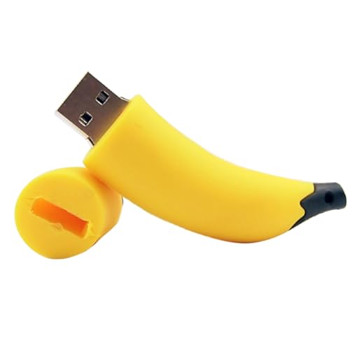 Omvial Gifts for Kids - Memoria USB 2.0 de 64 GB, diseño de plátano, 64 G, memoria USB