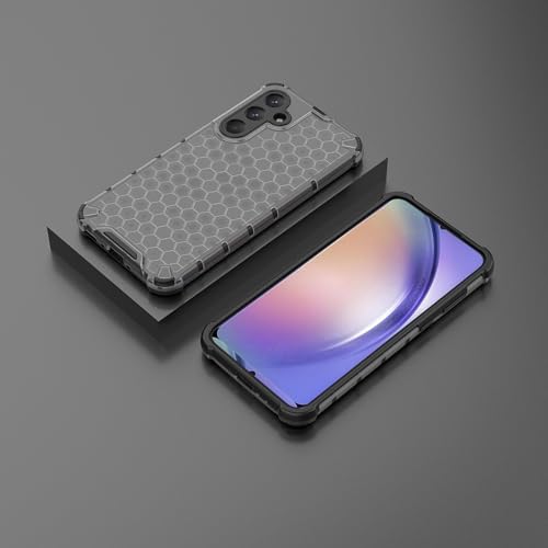 Image of Glasgow Back Case Cover Compatible with [ Samsung Galaxy A35 5G ] (Stylish Design) - Black