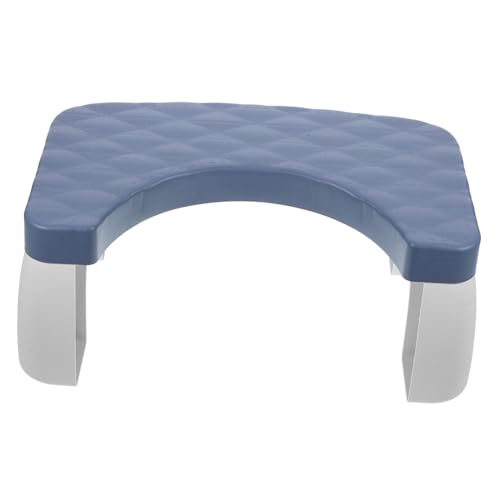 STOBAZA Plastic Foot Stool for Toilet Squatting Stool Bathroom Seat Pad Non-Slip Base Easy to Cle