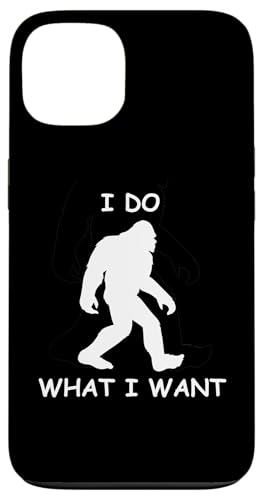 Will Do What I want sasquatch Forest apeman おもしろ恋人 スマホケース iPhone 13 用
