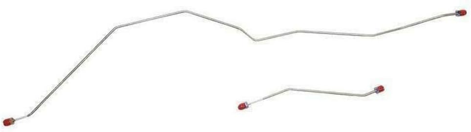 For Ford F-150 2004-2008 w/8.8in Rear Axle Brake Line Stainless Steel-TRA0442SS