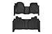 Rough Country Floor Liners (fits) 19-21 Chevy Silverado GMC Sierra 1500 | Crew Cab | Bench Seats | 1st/2nd Row | M-21613