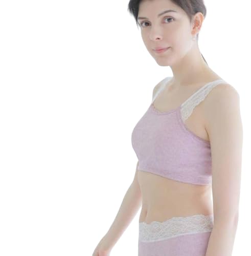 TAMURA リラフェム カップ付きハーフトップ YRA01 ぶどう M〜L