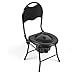 NYPB Chaise de Toilette portative Vieil Homme, Légère - Pot Amovible - Pliable - Portable - pour Personnes âgées, Chaise percée ou handicapées, Plastique