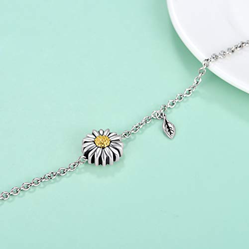 Butterfly/Sunflower/Red Cardinal/Hummingbird Cremation Jewelry 925 Sterling Silver Urn Bracelet Ashes Keepsake Hair Memorial Always in My Heart Locket for Women Mom4