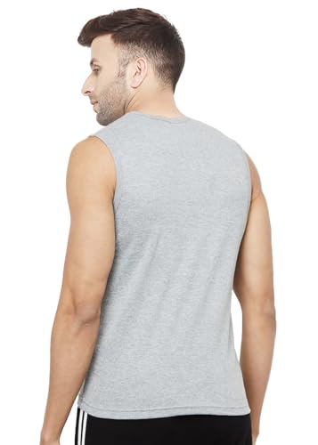 Image of Men's Sleeveless T-Shirt - 100% Pure Cotton, Nature Print - Comfortable Breathable Gym Tank Top