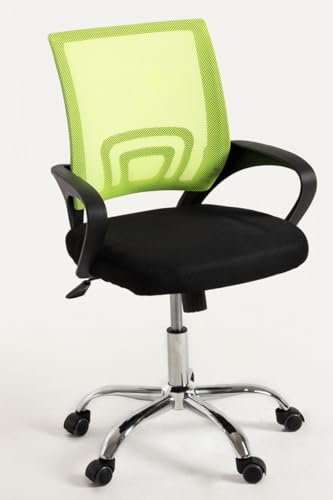 Regalos Miguel - Silla de Oficina Verde y Negra Midi Pro - Máxima Ergonomía - Ideal para Escritorio y Gaming