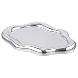 iplusmile セラミックジュエリーディッシュトレイ 雲形ジュエリー収納プレート 多機能小物収納トレイ 寝室やデスクトップ整理向け 耐久性と