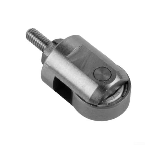 Messkopf mit leichtgängiger Edelstahlrolle, M2 5 Gewinde