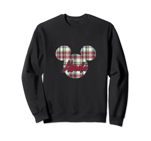 Sweatshirt Disney Mickey de Noël à carreaux parfait pour les fêtes