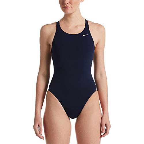 Nike Damen Fastback One Piece schwimmanzug, Blau (Midnight Navy), 36 EU