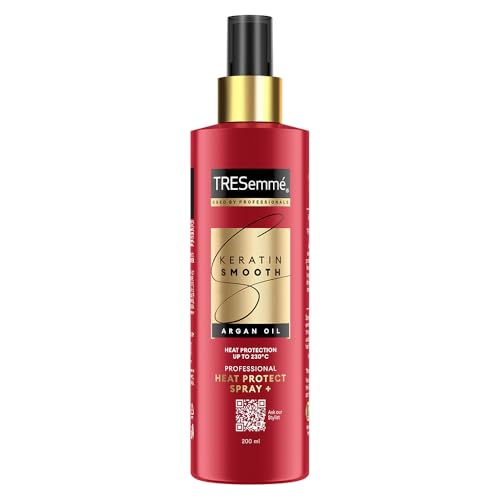 TRESemme Keratin Smooth Heat Protect Spray, Ideal for Heat Styling, 200 ml