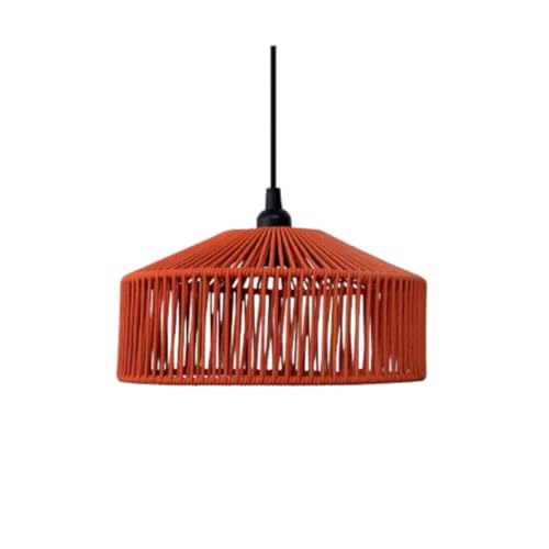 Newgarden - Lampada a Sospensione senza Installazione CALABARDINA. Di Filo Intrecciato. Senza Fili. Non Include Lampadina. Progettata in Spagna. (Terracotta)