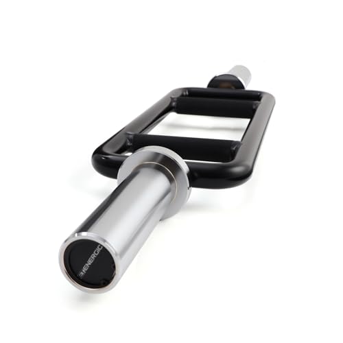E.T.ENERGIC 34” Hard Chrome Olympic Triceps Bar, 500LB Black