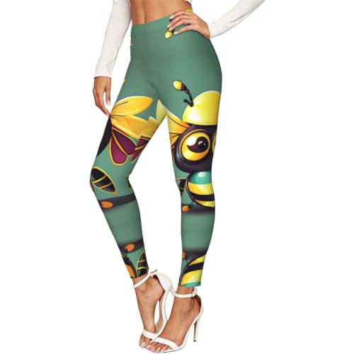 Leggings de compresión mujer mallas suaves estampadas pantalones deportivos elásticos