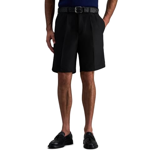 Haggar Mens Cool 18 Pro Straight Fit Front 4-Way Stretch