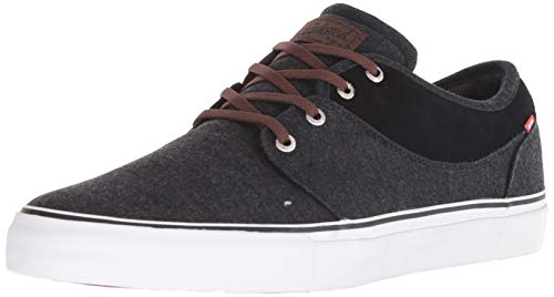 Image of Globe Men's Mahalo Skate Shoe, Black Canvas /Chestnut, 7 Medium US