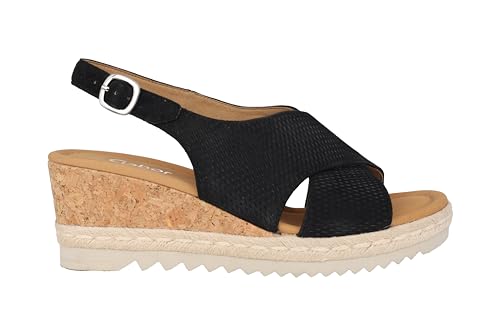 Sandales femme Gabor 62.831.47 en cuir souple confort pour l'été