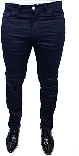 Pantalons pour hommes Cristiano Battistini jeans noir grande taille de 46 à 78
