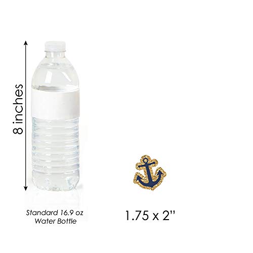 Big Dot Of Happiness Last Sail Before The Veil - Dessert Cupcake Toppers - Nautical Bachelorette And Bridal Shower Clear Treat Picks - Set Of 24 #TOP6