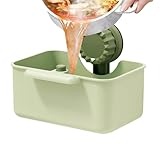 Evita i tappi: grazie alla sua capacità di intrappolare i detriti alimentari e le foglie di tè tramite una maglia fine, questo cestello filtrante per lavello da cucina migliora il flusso dell'acqua e riduce i rischi di blocco, fornendo una soluzione pratica per le attività quotidiane come lavare gli utensili o preparare i pasti. Il suo design garantisce un uso e affidabile in vari contesti di cucina.