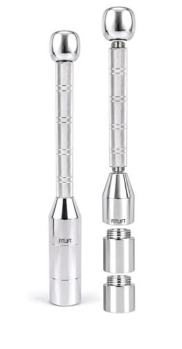 Image of Premium Steel Clubbell for Strength Training, Adjustable Weight, 4.5 KG-10 KG(6 in 1) Non-Slip Knurled Handle (8 kg (4 in 1))