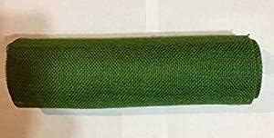 Colored Burlap Fabric. Table Runners 14" x 5 Yards (Hunter Green)