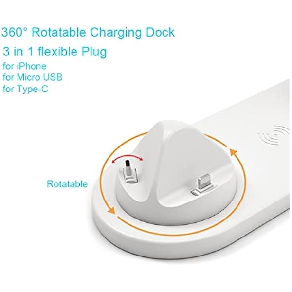 Беспроводное зарядное устройство 10 Вт USB зарядная док-станция