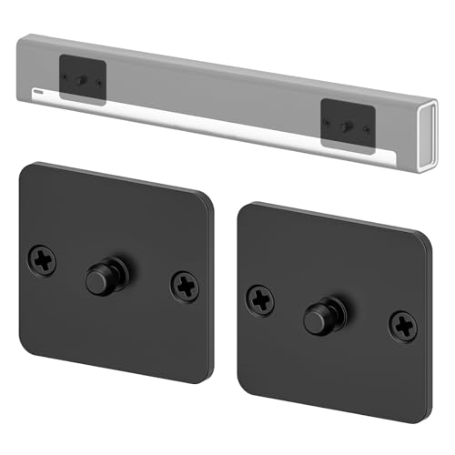 Dinghosen Soundbar Wall Mount Bracket for Sonos Playbar Metal Mount for Sonos Playbar Wall Bracket Easy to Install, Black