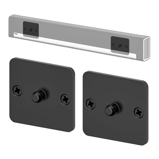 Dinghosen Soundbar Wandhalterung Halterung für Sonos Playbar Metallhalterung für Sonos Playbar Wandhalterung Einfach zu installieren, Schwarz