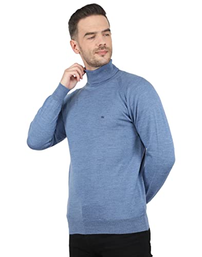 Image of Monte Carlo Men Wool High Neck Pullover Sweater
