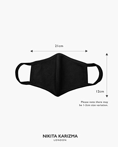 Stretch Sculpt Kids In Black Face Masks By Karizma Fabric Face Mask 3 Childrens Masks #TOP5