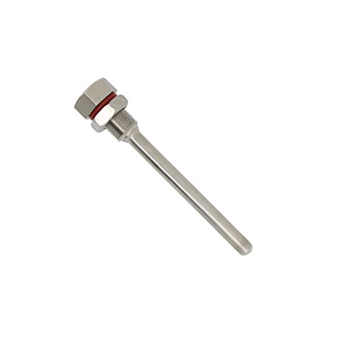 Weldless thermowell m12x1 Stainless Steel 304 Immersion of 30 50 100 200 300