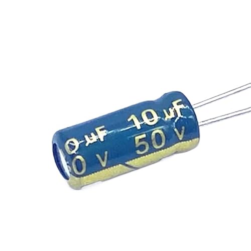 Condensateur 10uF 50V pour réparation de cartes électroniques et filtrage audio 20 pièces