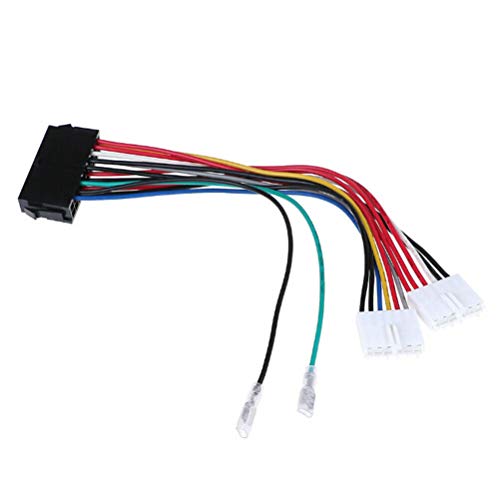 Convertidor ATX 20 pines a doble 6 pines AT cable alimentación para placa base 386 y 486 PC 2